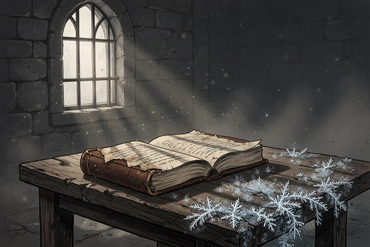Изображение обложки книги с названием «Молот ведьм», оформленной в мрачных тонах и с изображением средневекового орудия.